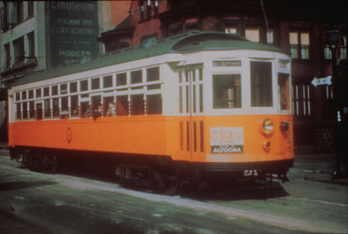 Trolley downtown